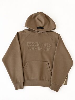 Fear of God ESSENTIALS Wood Hoodie — Size XXS